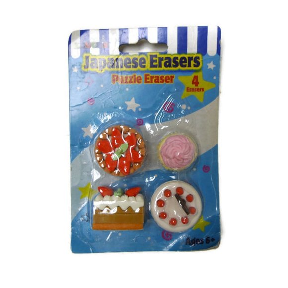 Just For Laughs Japanese pastry erasers - Picture 1 of 3